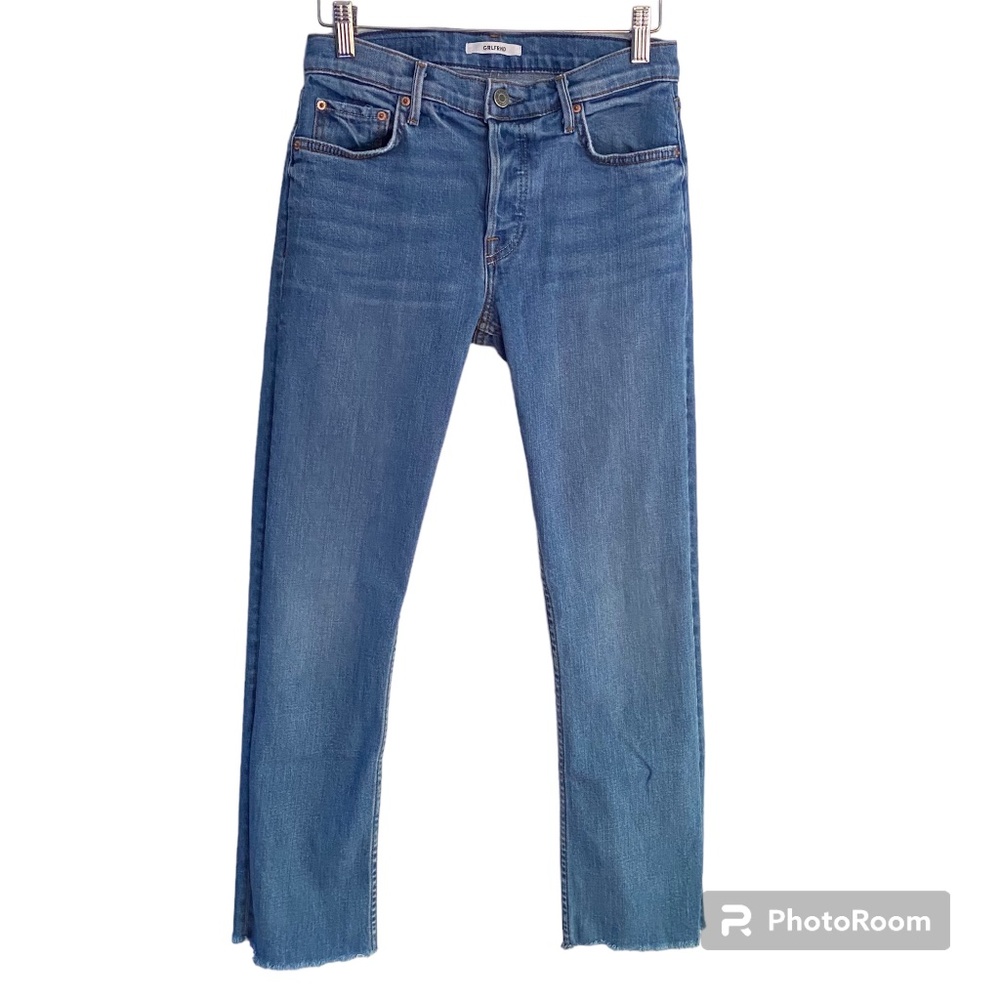 GRLFRND Tatum Mid-Rise Micro Boot Jean Highway Star Size 25